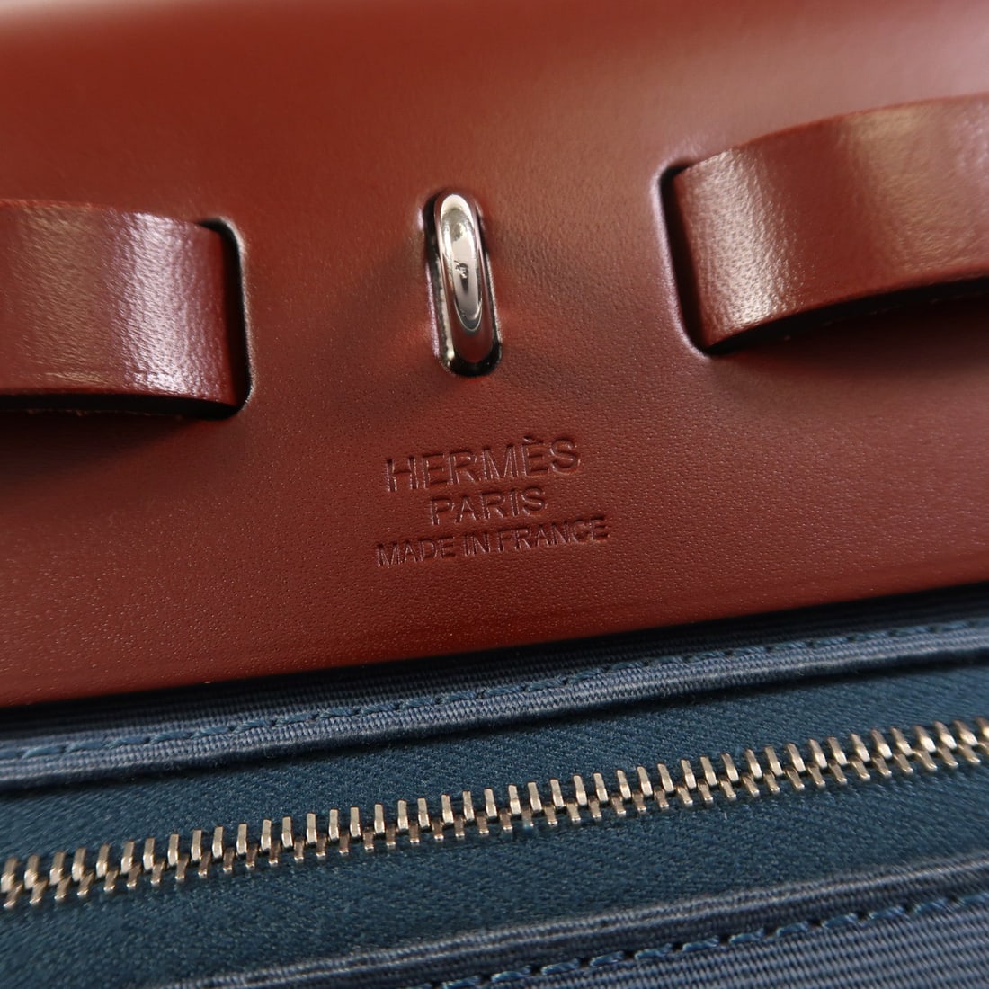 Hermes Herbag PM Bleu Tempete - 6