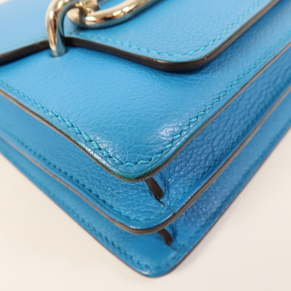 Hermes Roulis Mini Bleu Zanzibar - 11