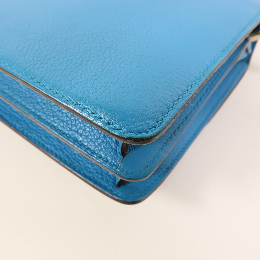 Hermes Roulis Mini Bleu Zanzibar - 14