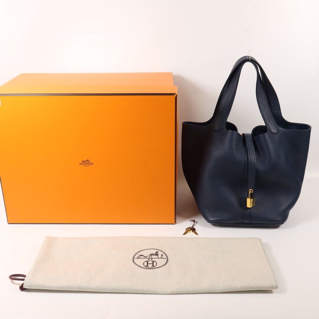 Hermes Picotin MM Bleu de Prusse - 9