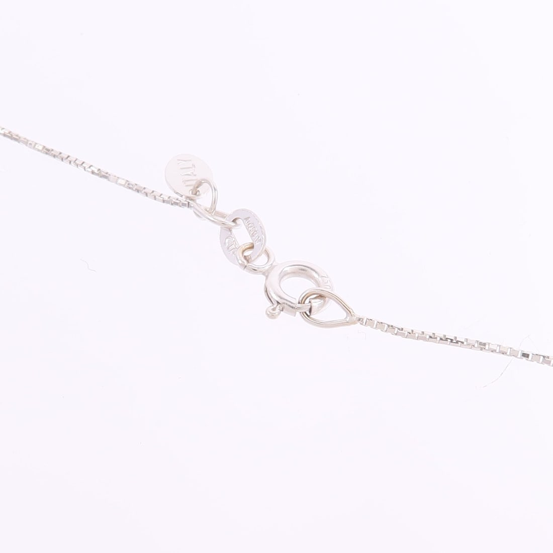 Ruby Diamond Necklace 18K White Gold - 5