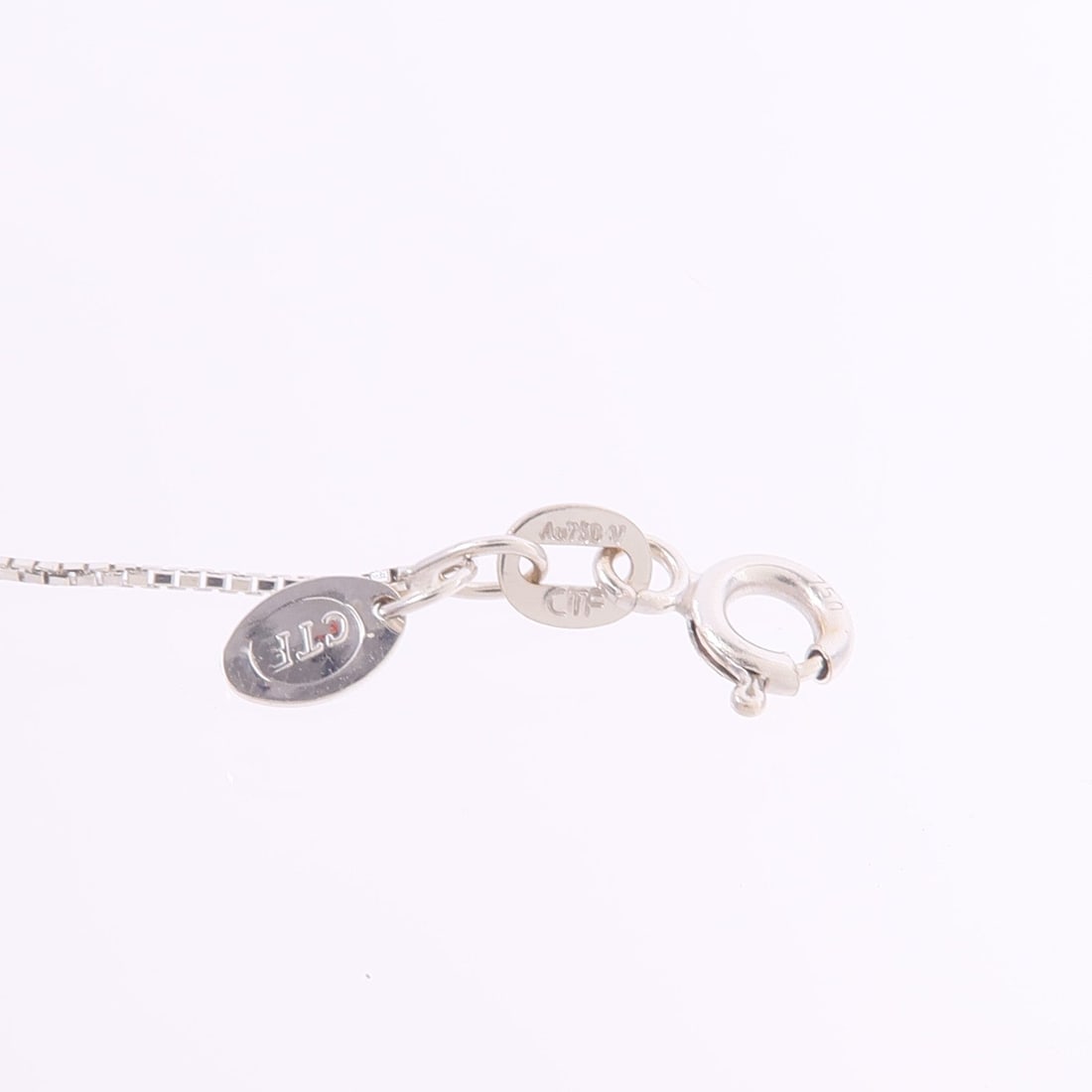 Ruby Diamond Necklace 18K White Gold - 8
