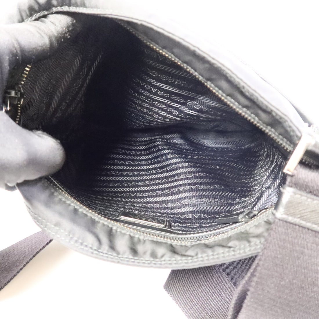 Prada Nylon Shoulder Black - 5