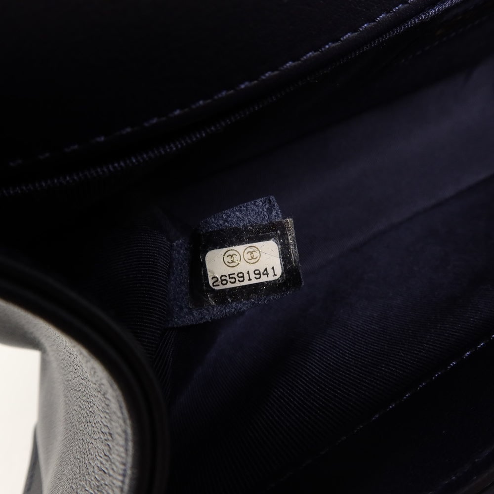 Chanel Boy 25 Blue - 7