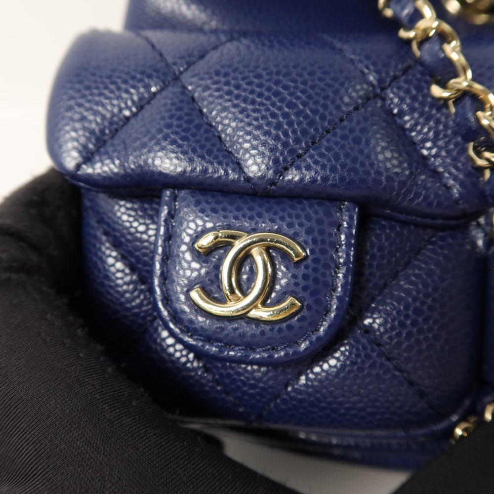 Chanel Duma Backpack Blue - 12