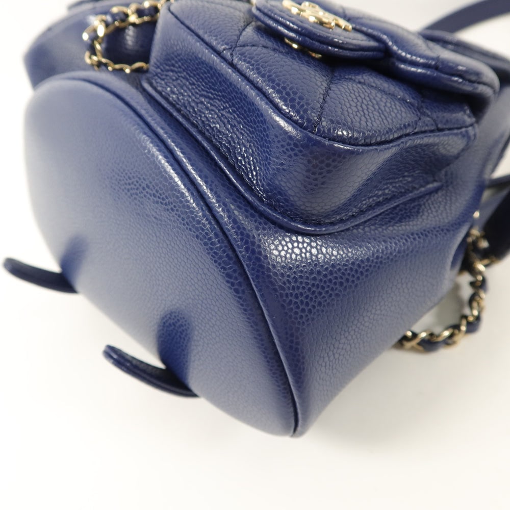 Chanel Duma Backpack Blue - 13