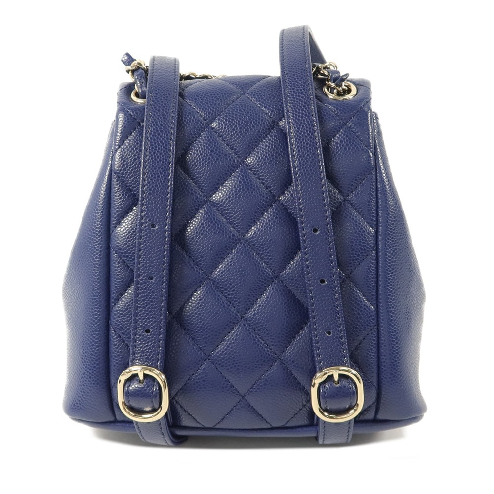 Chanel Duma Backpack Blue - 2