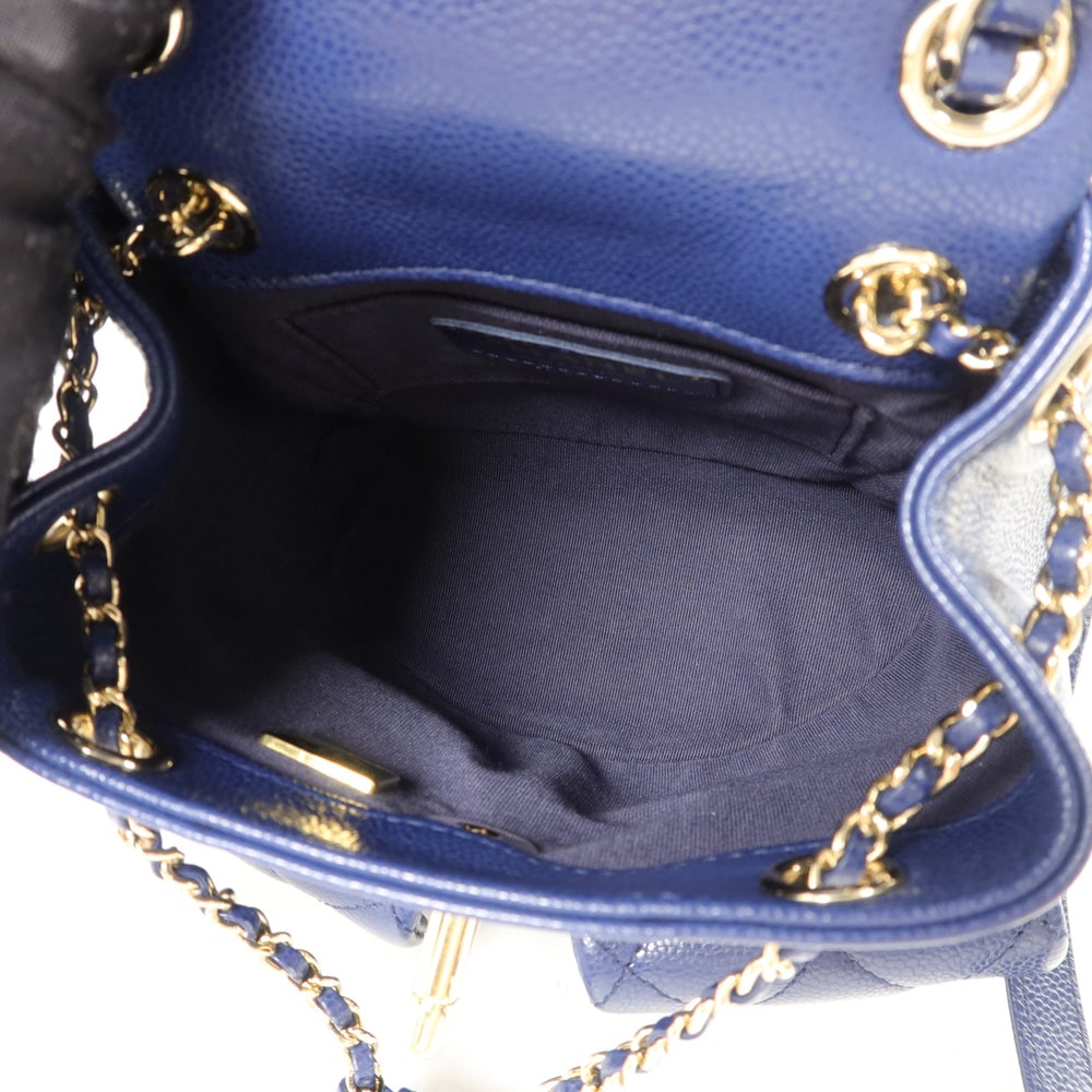 Chanel Duma Backpack Blue - 5