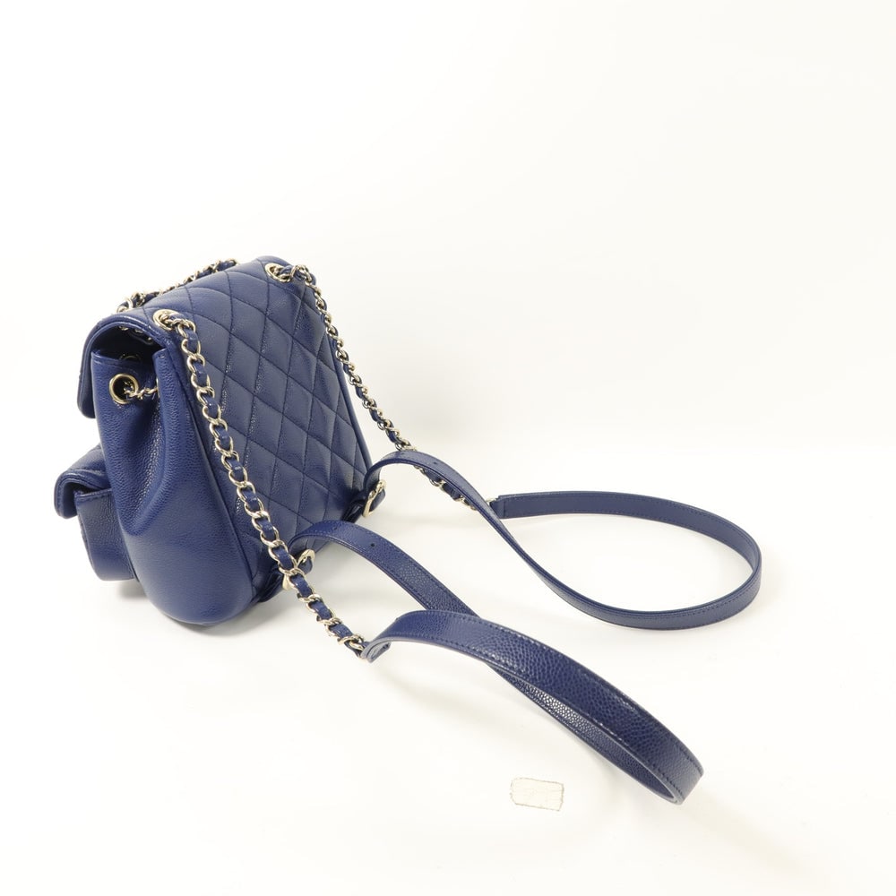 Chanel Duma Backpack Blue - 8