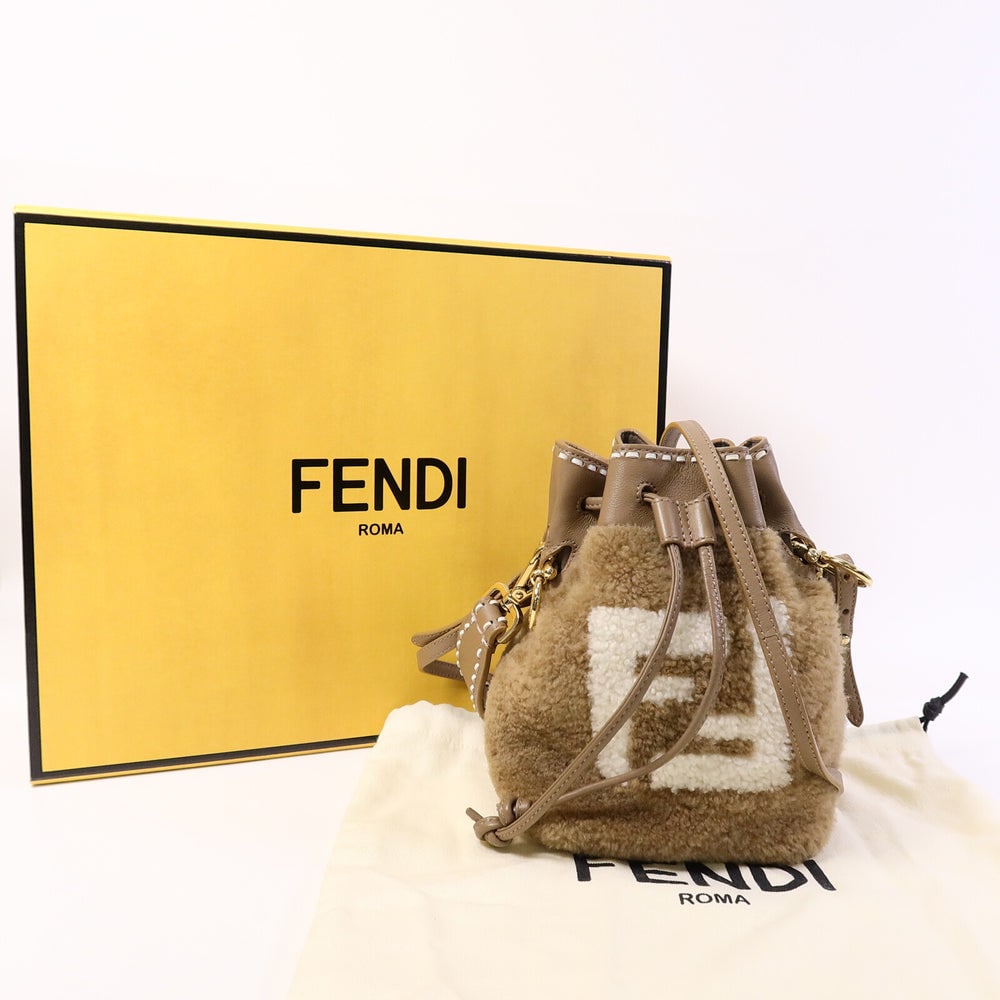Fendi Mini Mon Tresor Shearling - 10