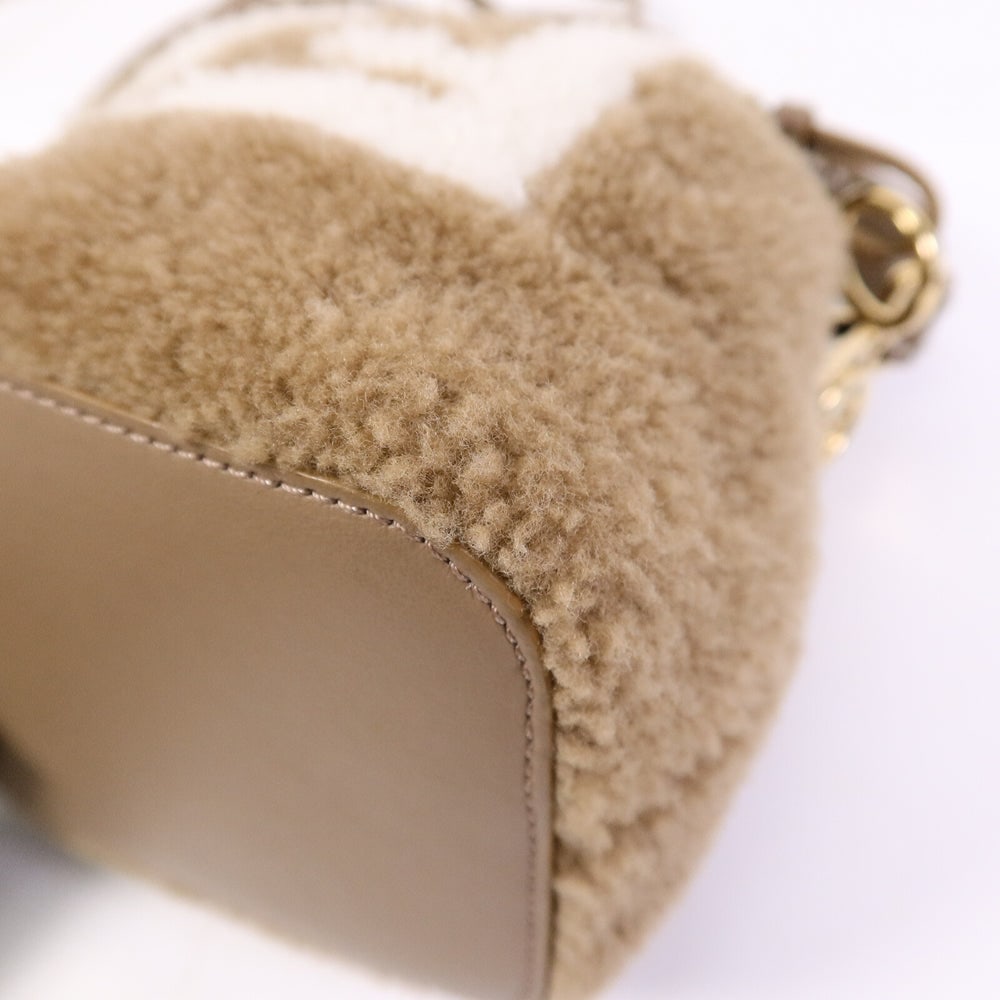 Fendi Mini Mon Tresor Shearling - 11