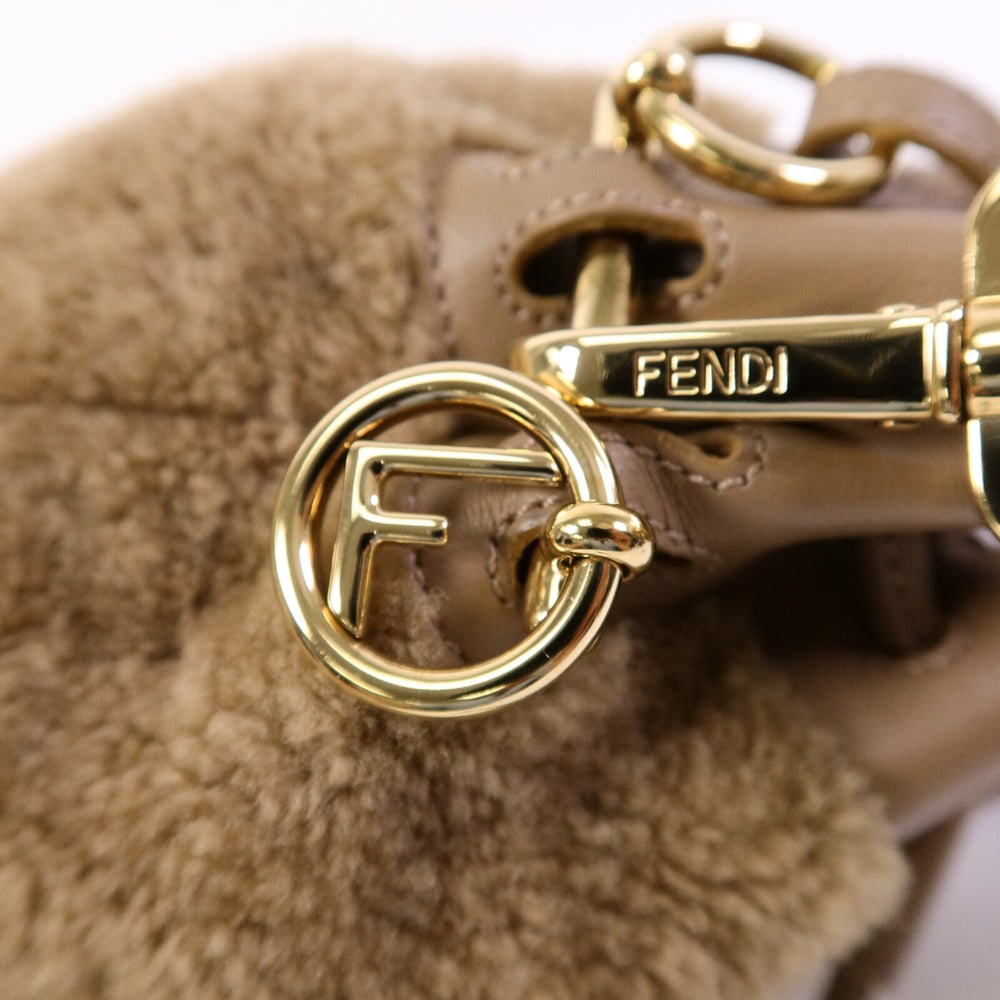 Fendi Mini Mon Tresor Shearling - 7
