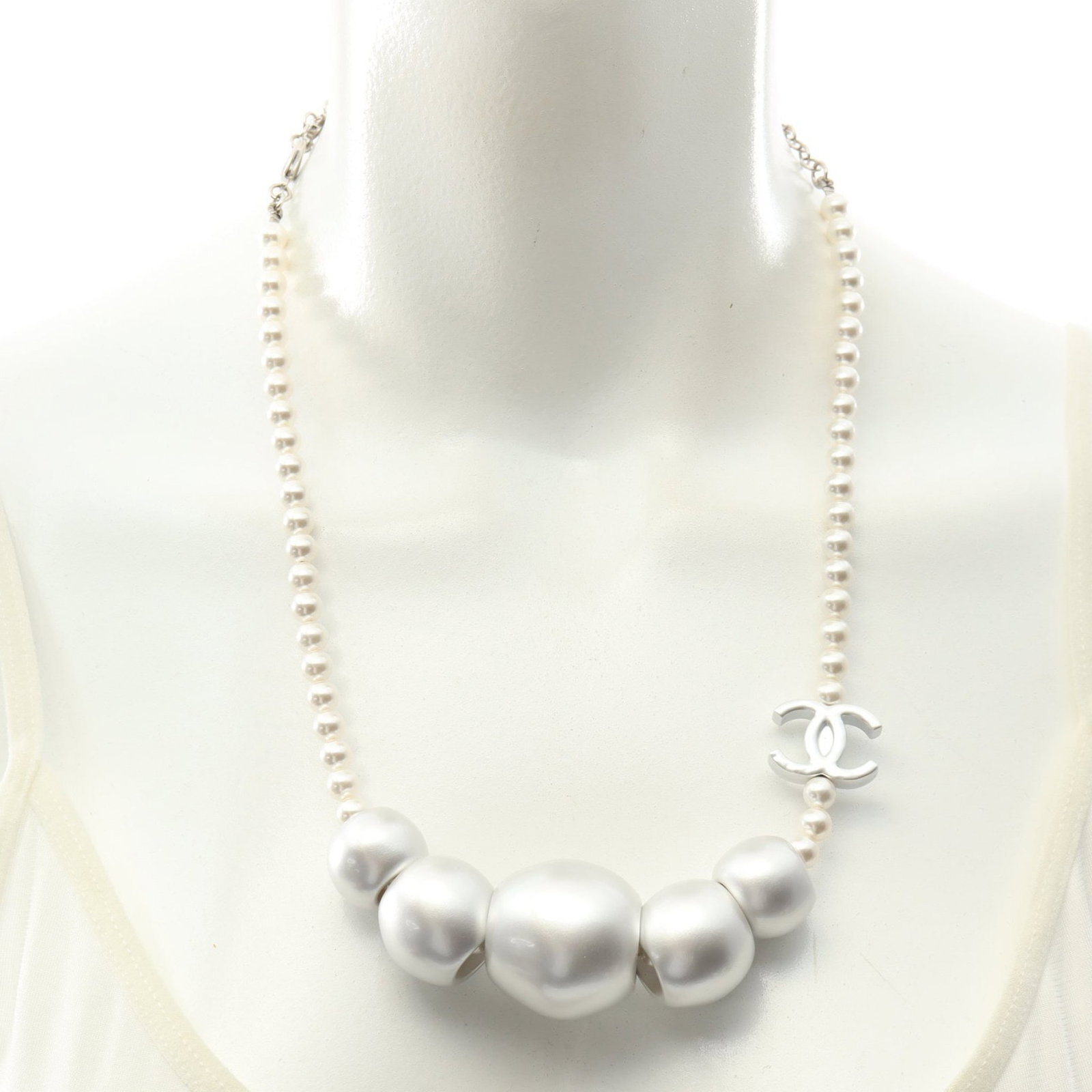 Chanel Coco Mark Pearl Silver - 4