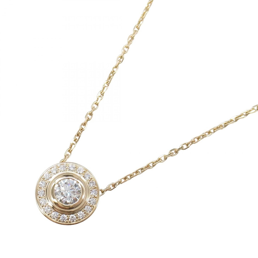 Cartier Damour Diamond Necklace PG: Damour diamond necklace in K18 pink gold.