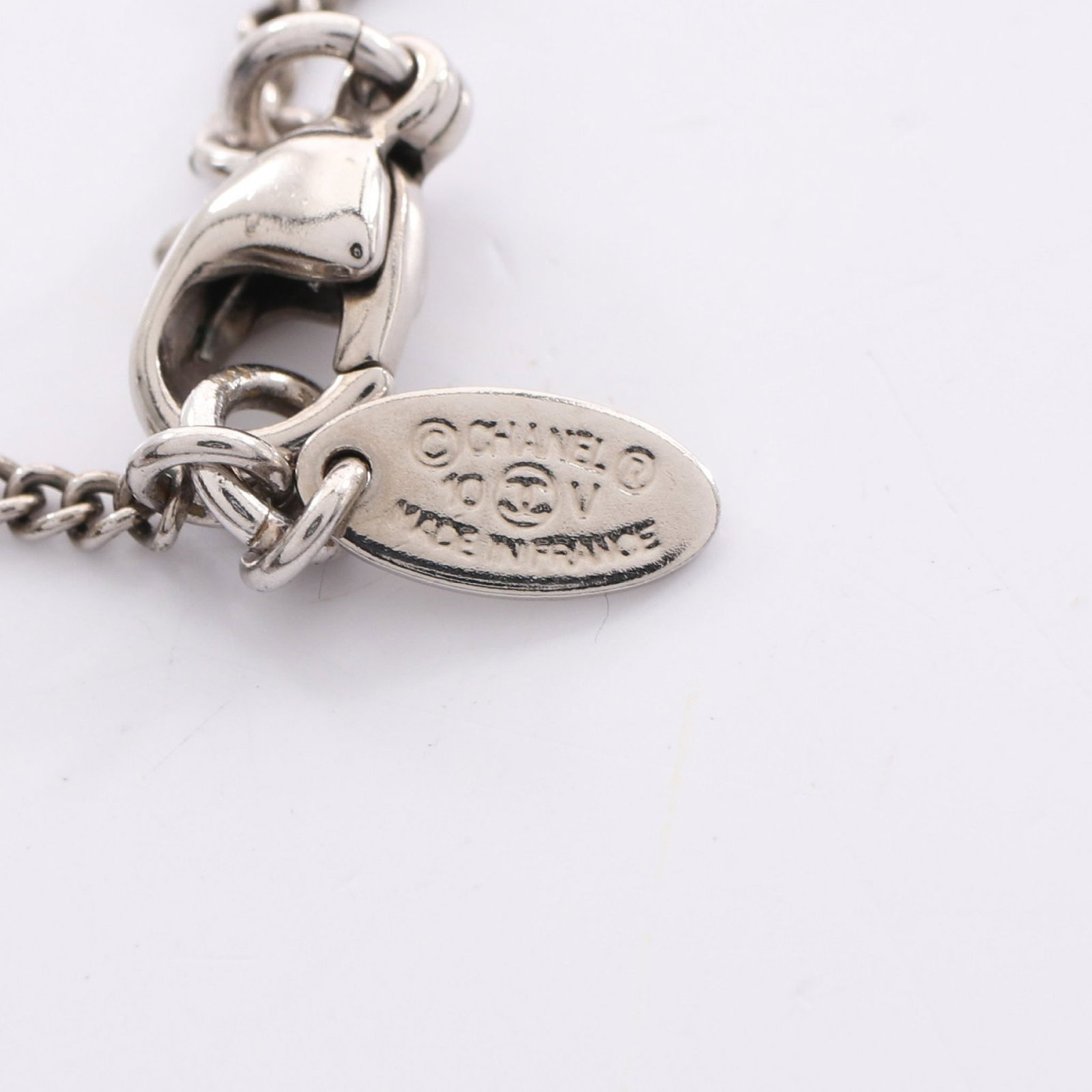 Chanel Coco Mark Rhinestone Necklace - 5