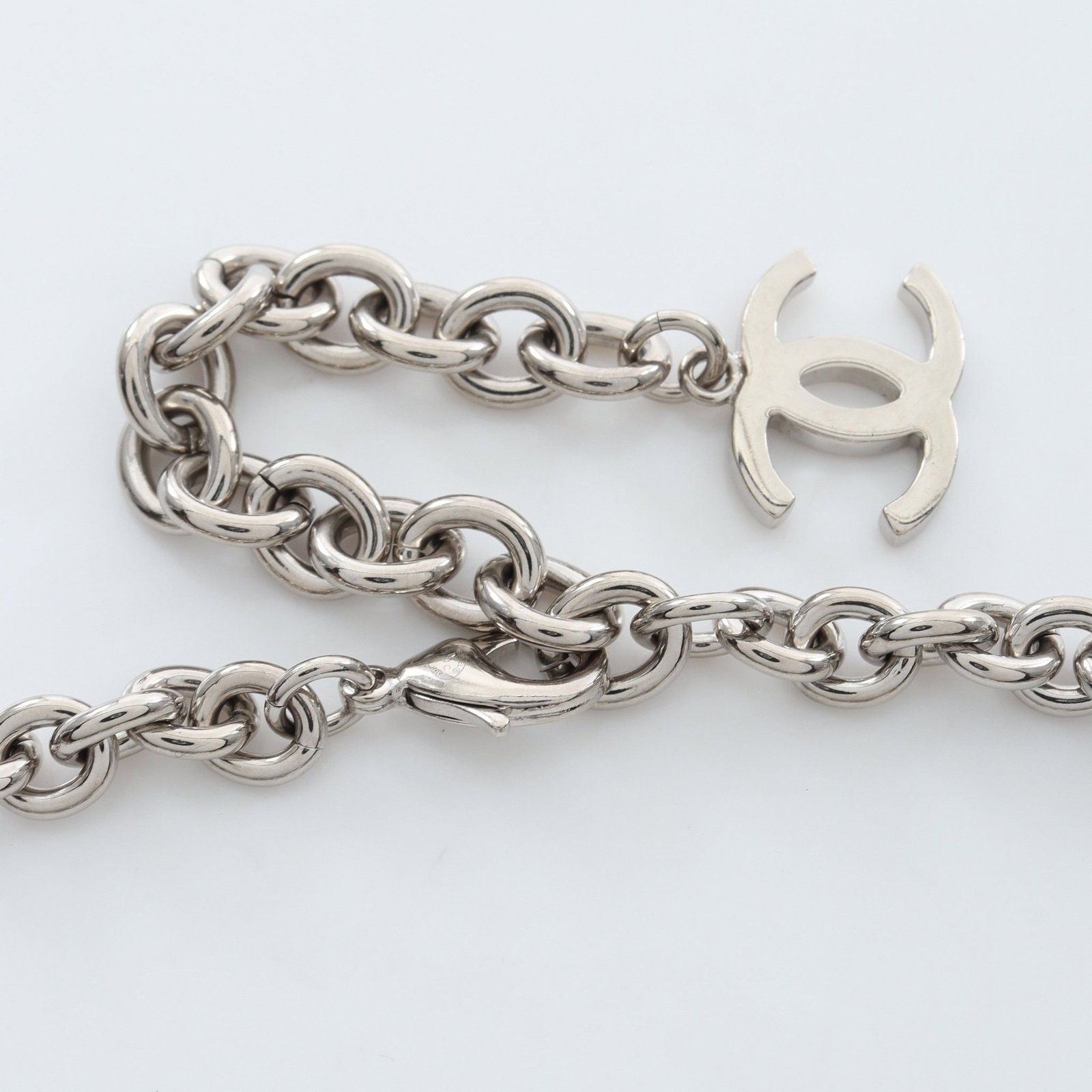 Chanel Coco Mark Rhinestone Silver - 4