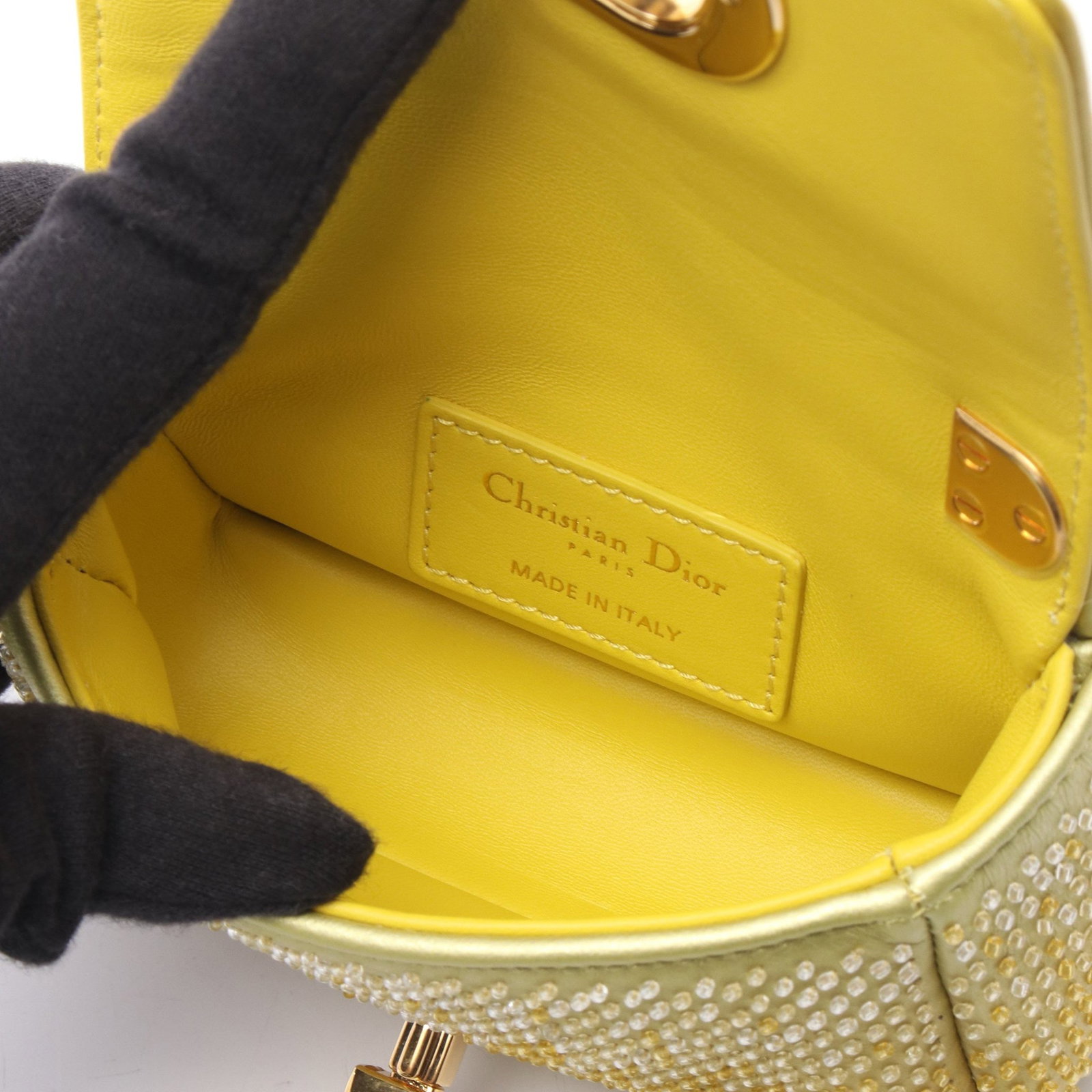 Dior Caro Micro Yellow - 3