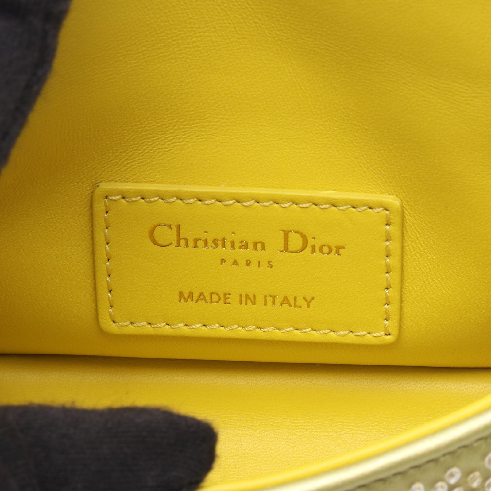 Dior Caro Micro Yellow - 4