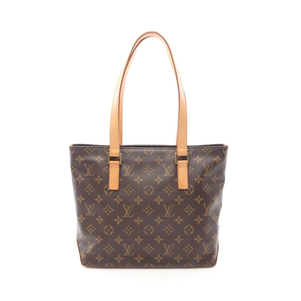 Louis Vuitton Cabas Piano Monogram: Cabas Piano shoulder bag in brown Monogram canvas. Size 27 x 24.5 x 12 cm.
