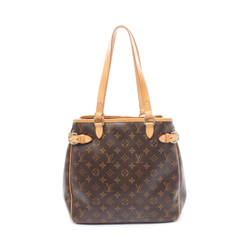 Louis Vuitton Batignolles Vertical: Batignolles Vertical tote in brown Monogram canvas. Size 30 x 29 x 13 cm.