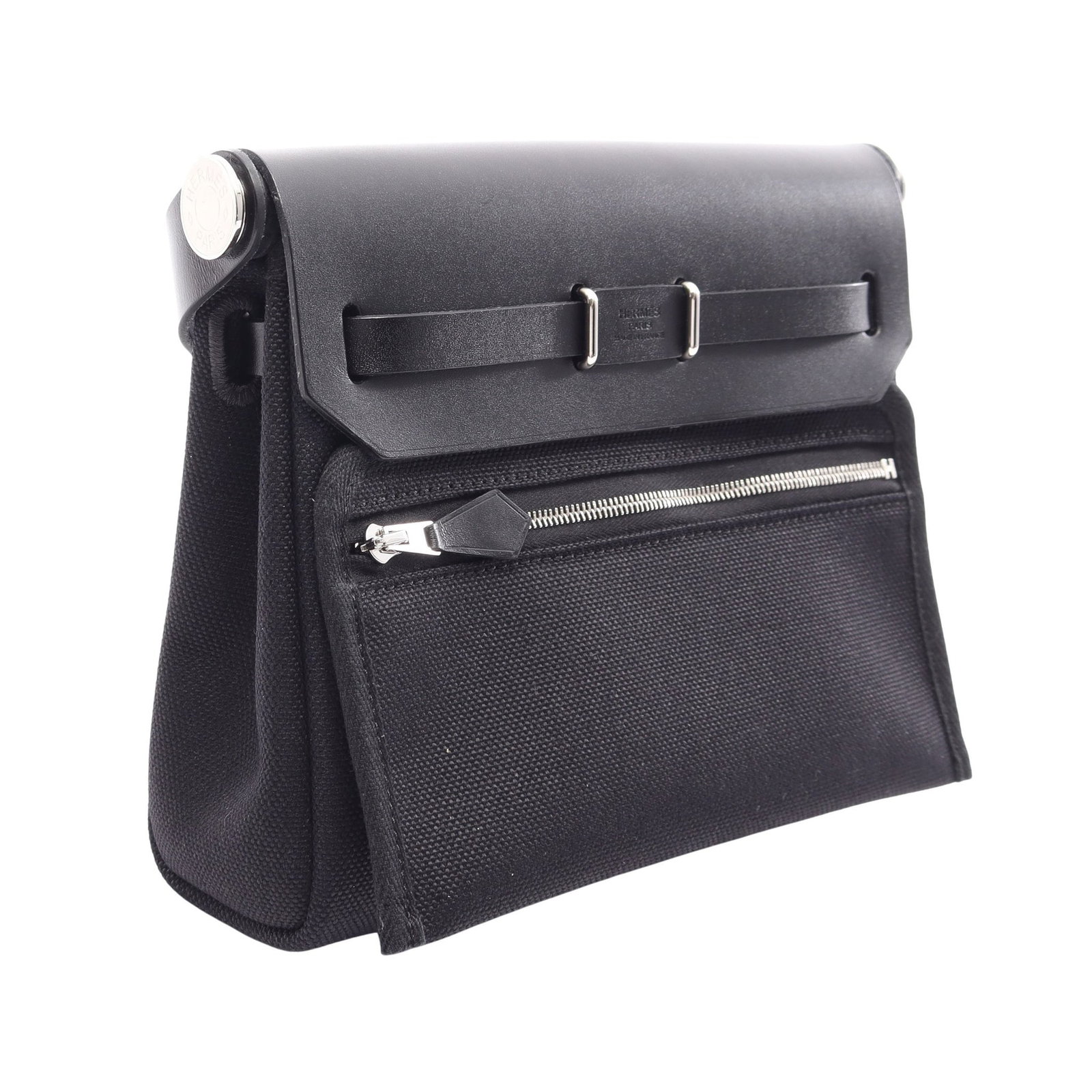 Hermes Herbag Zip Mini Black - 2