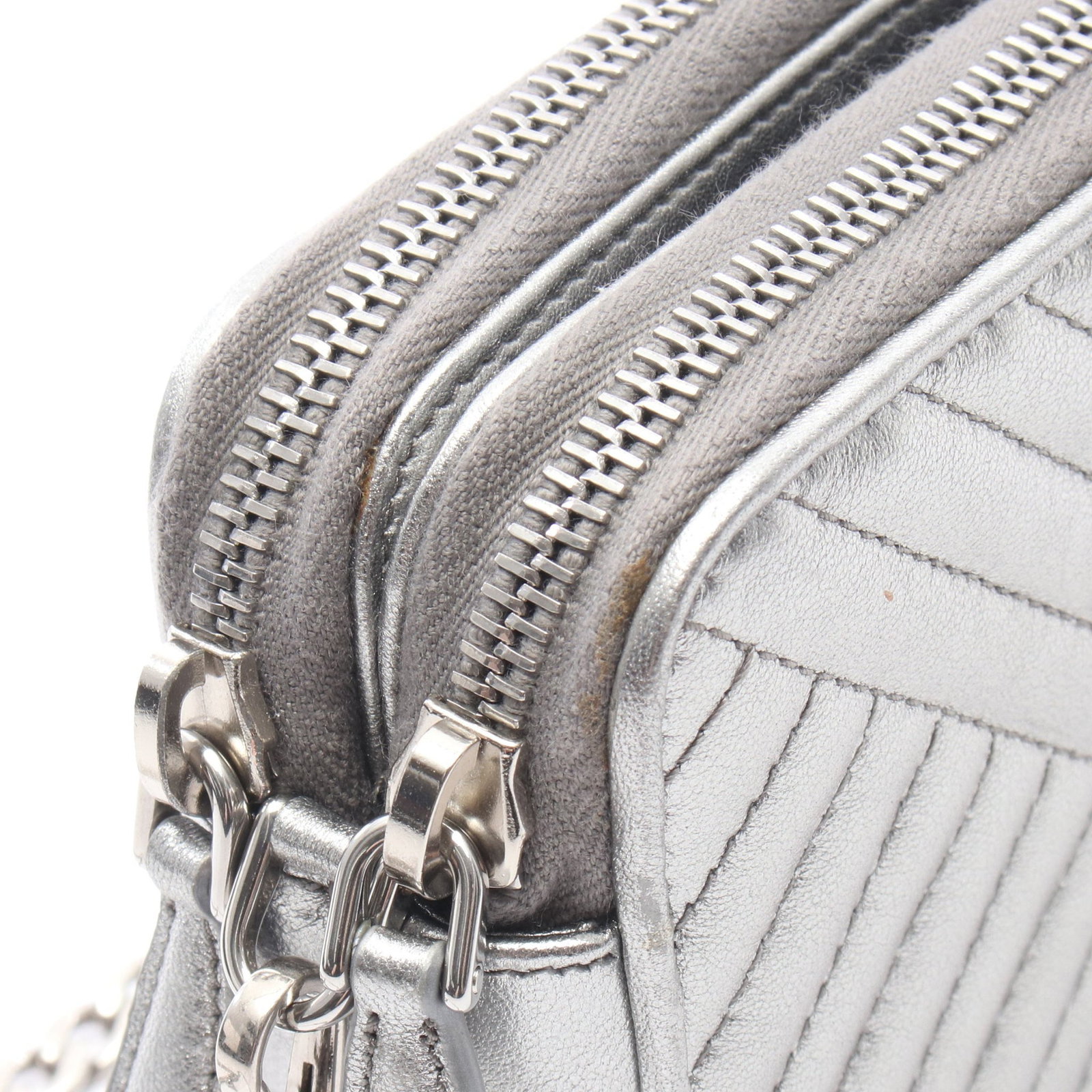 Prada Chain Shoulder Silver - 5
