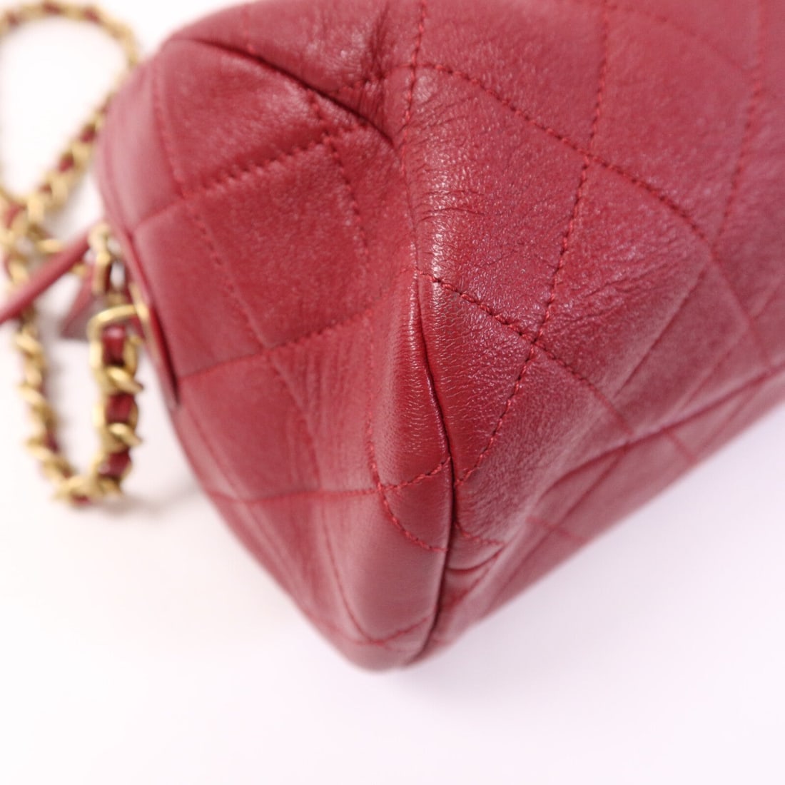 Chanel Bowling Bag Red - 12