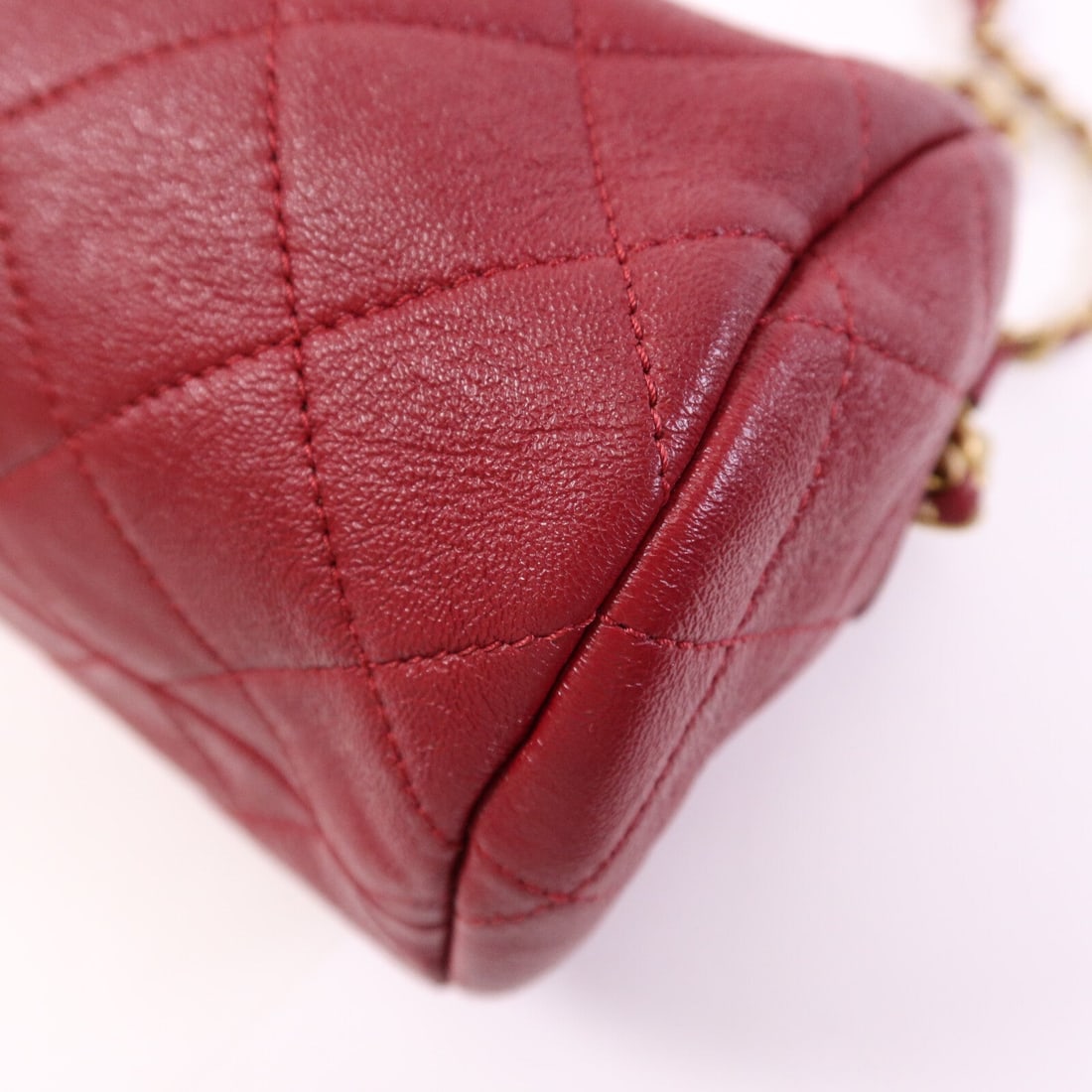 Chanel Bowling Bag Red - 13