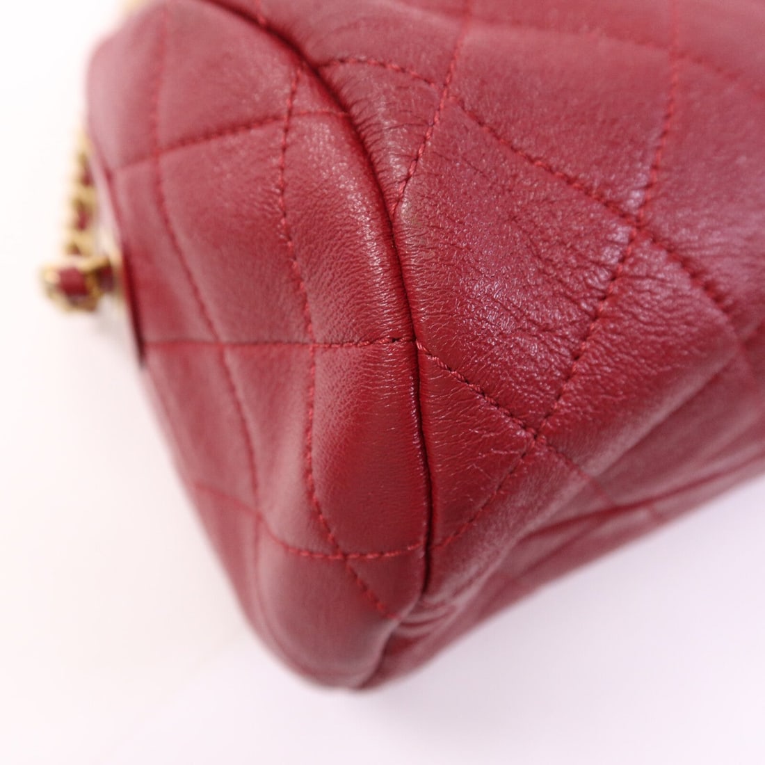 Chanel Bowling Bag Red - 14