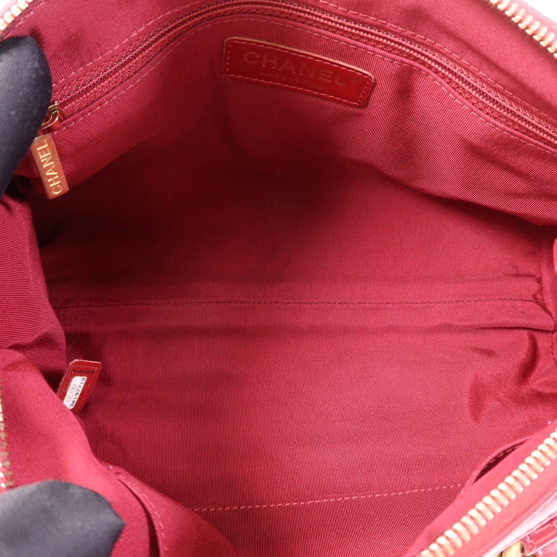 Chanel Bowling Bag Red - 5