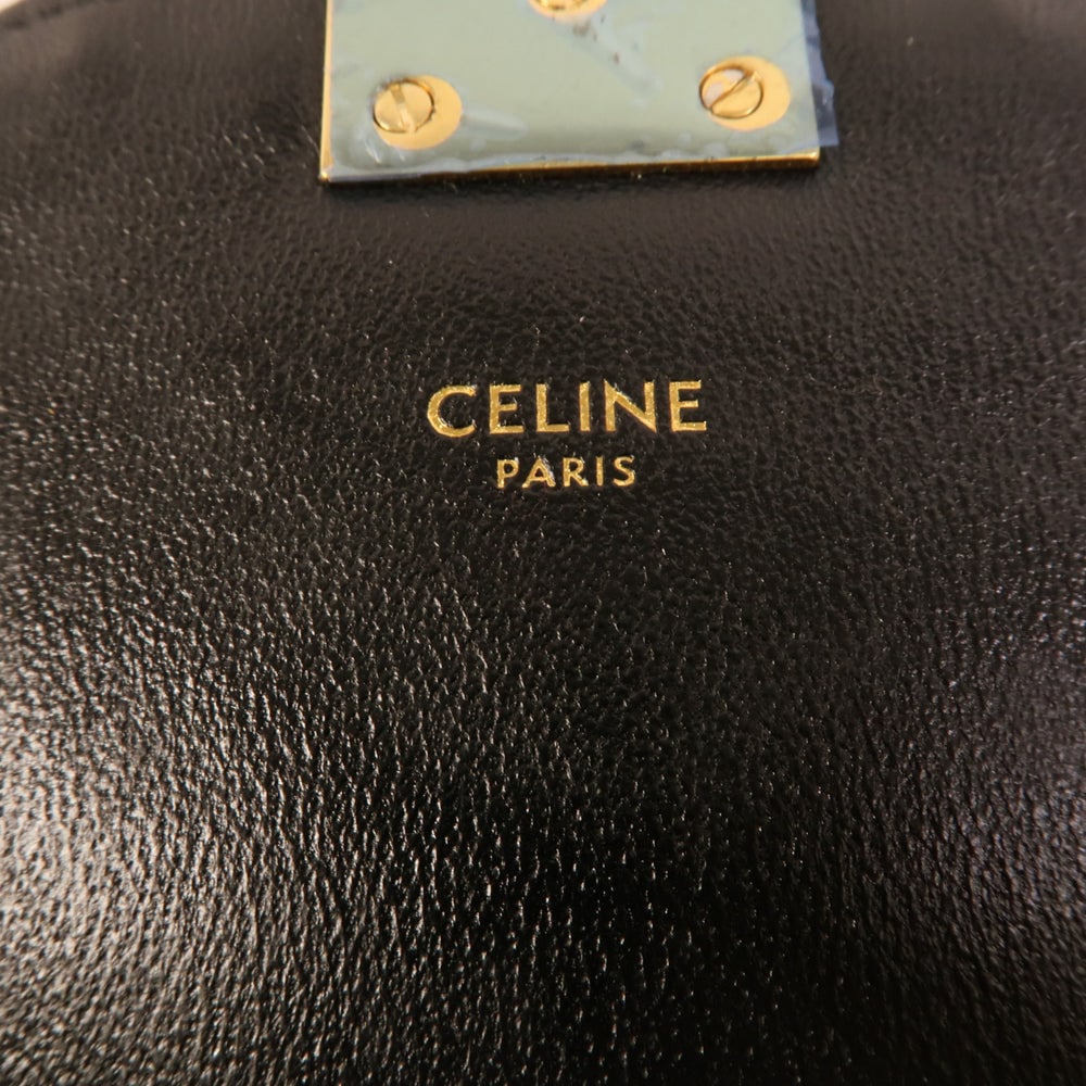 Celine C Bag White Black - 9