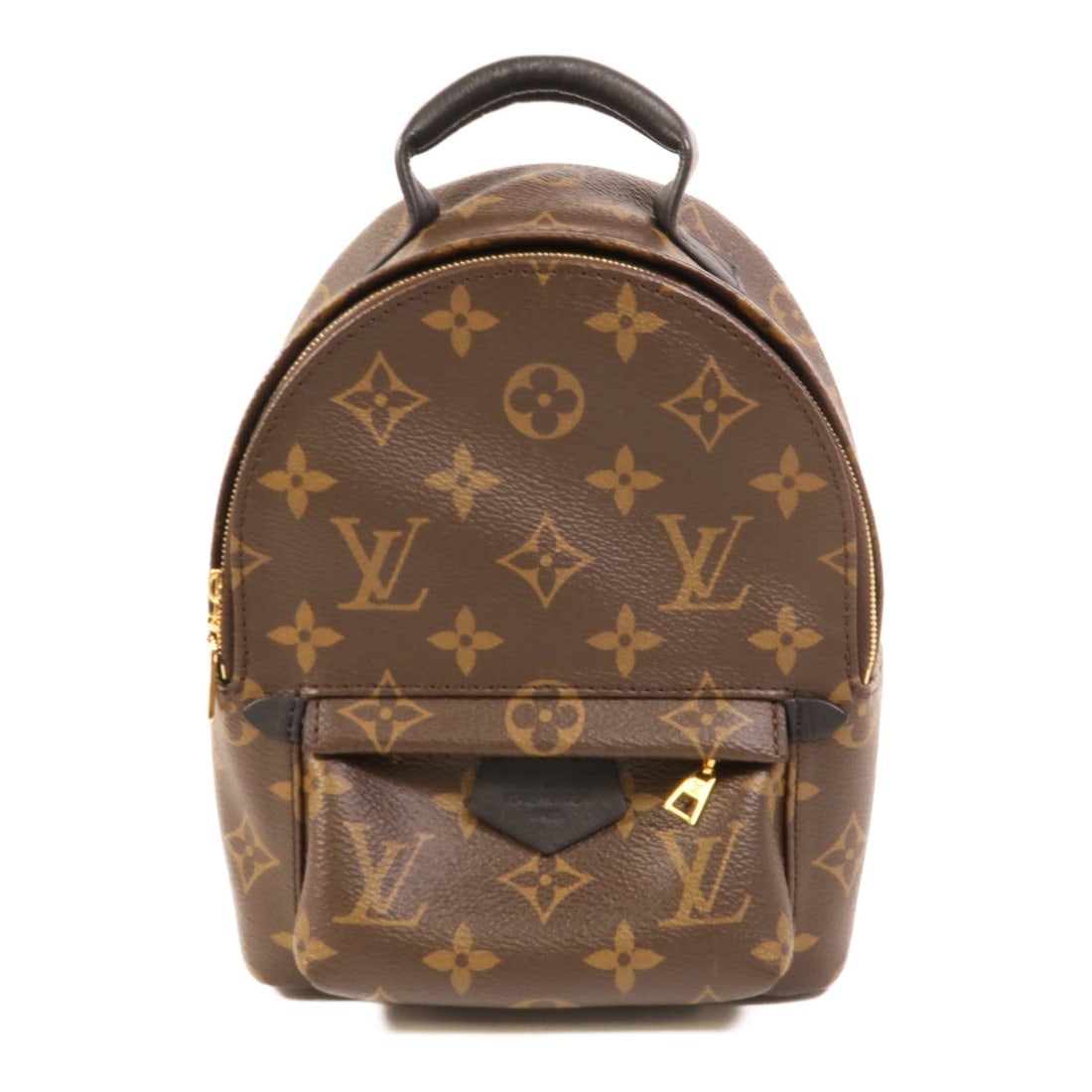 Louis Vuitton Palm Springs Mini: Brown monogram backpack.
