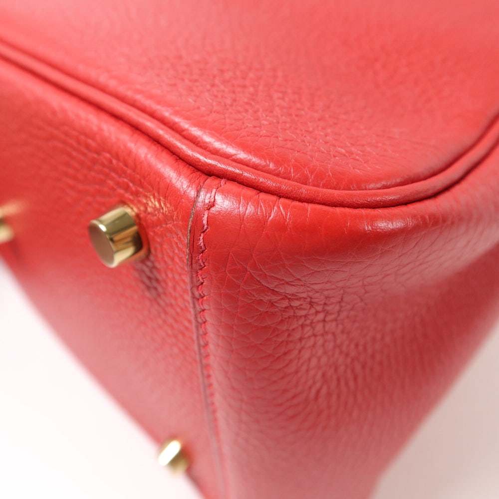 Hermes Lindy 26 Rouge Casaque - 14