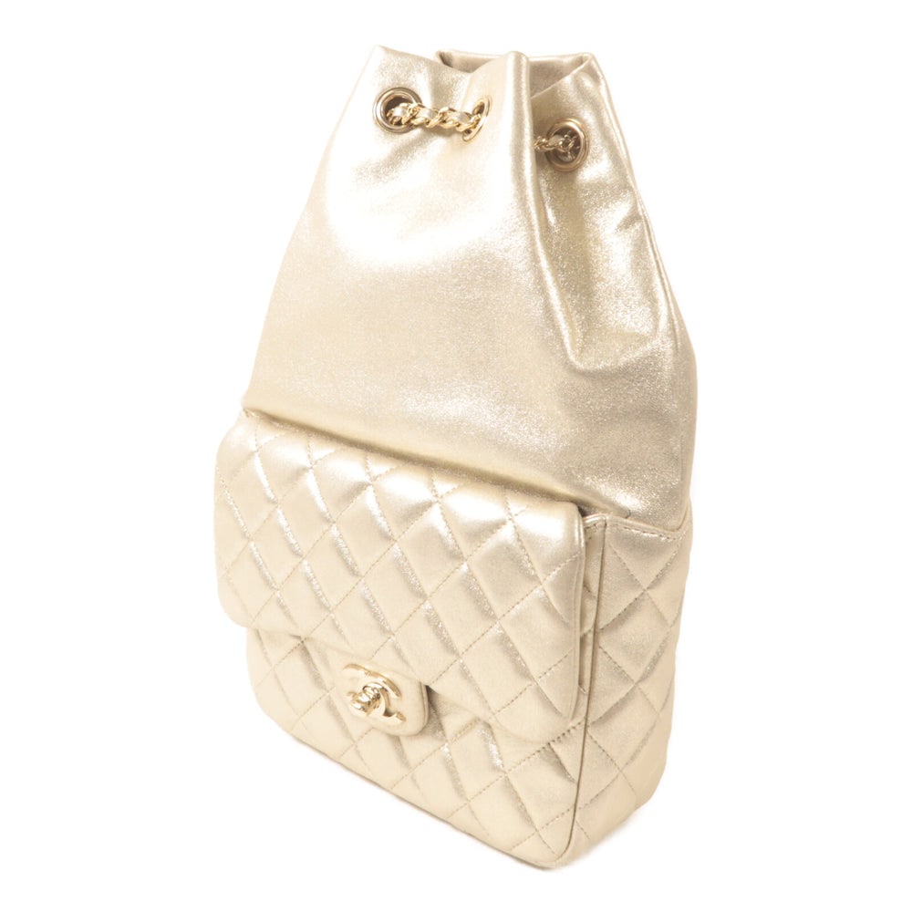 Chanel Backpack Gold - 2