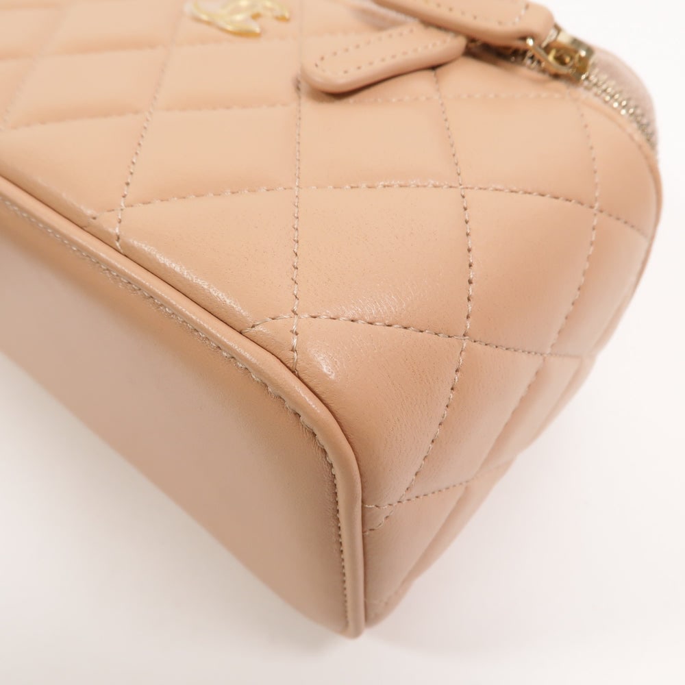 Chanel Top Handle Vanity Beige - 12