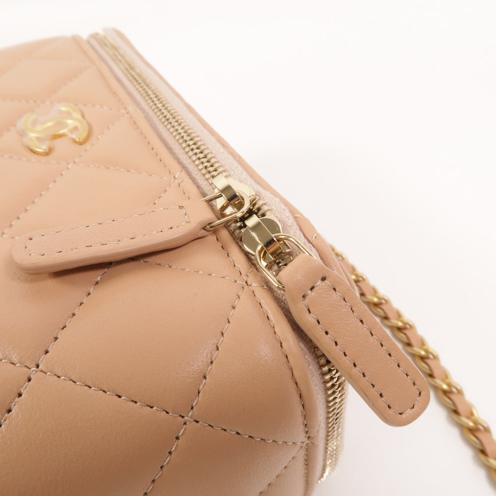 Chanel Top Handle Vanity Beige - 16