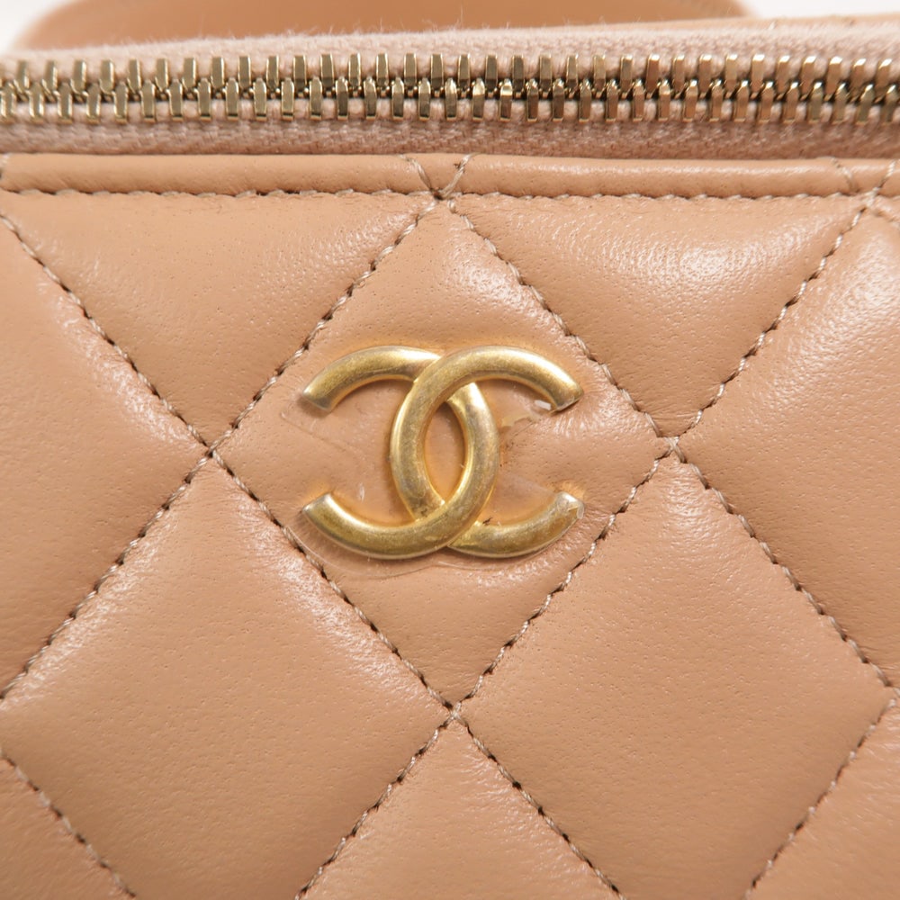 Chanel Top Handle Vanity Beige - 9