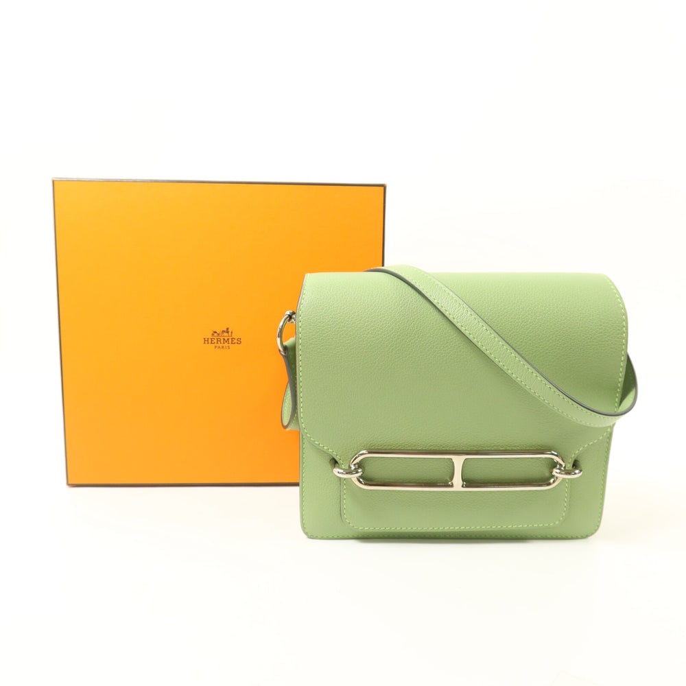 Hermes Mini Roulis Vert Criquet - 10