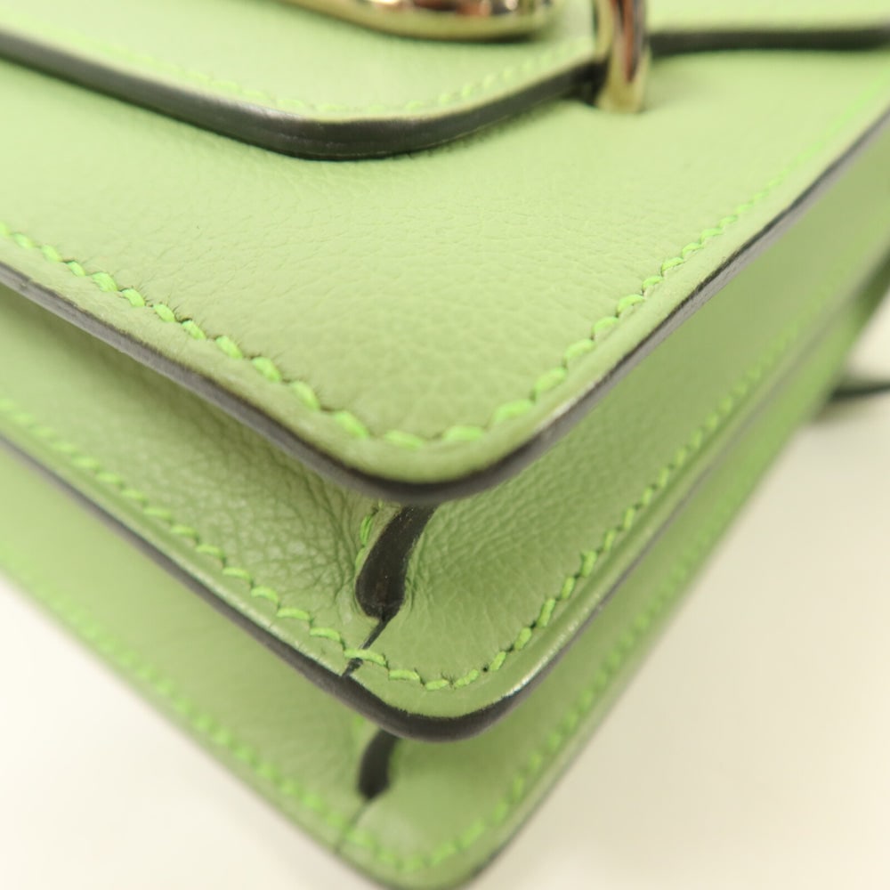 Hermes Mini Roulis Vert Criquet - 12