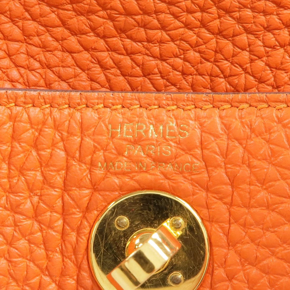 Hermes Mini Lindy Orange - 6