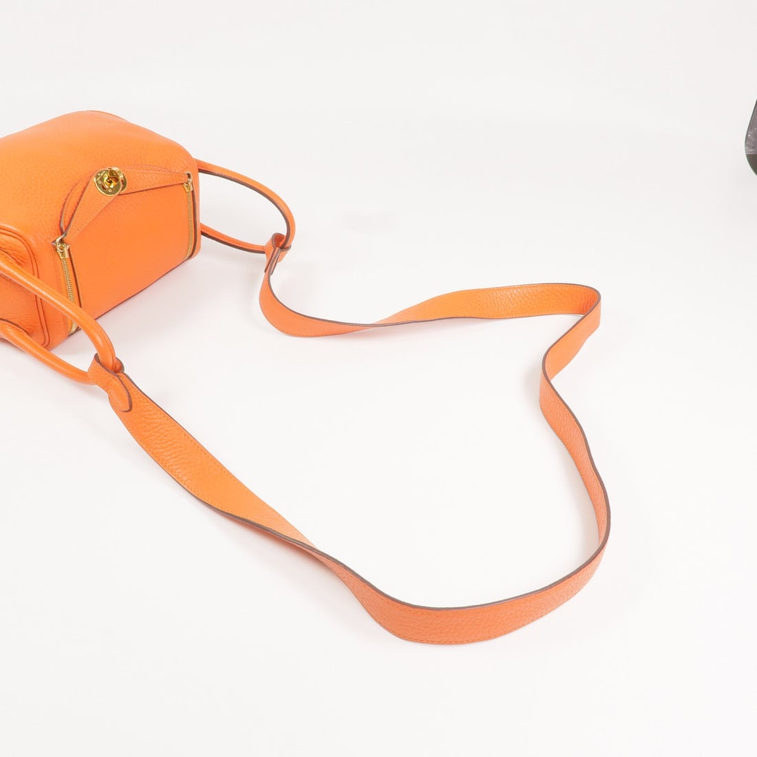 Hermes Mini Lindy Orange - 8