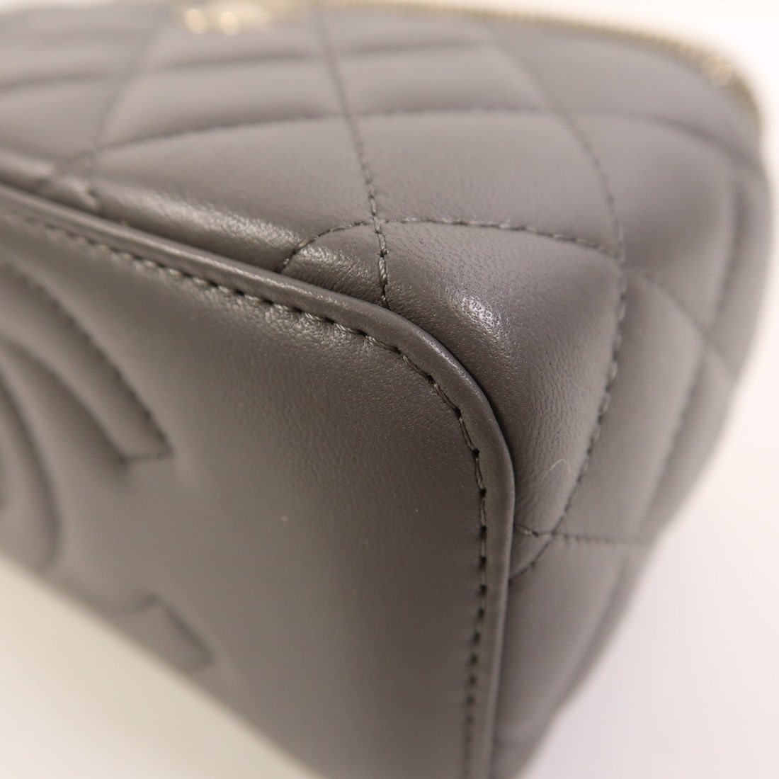 Chanel Vanity Case 2-Way Grey - 10