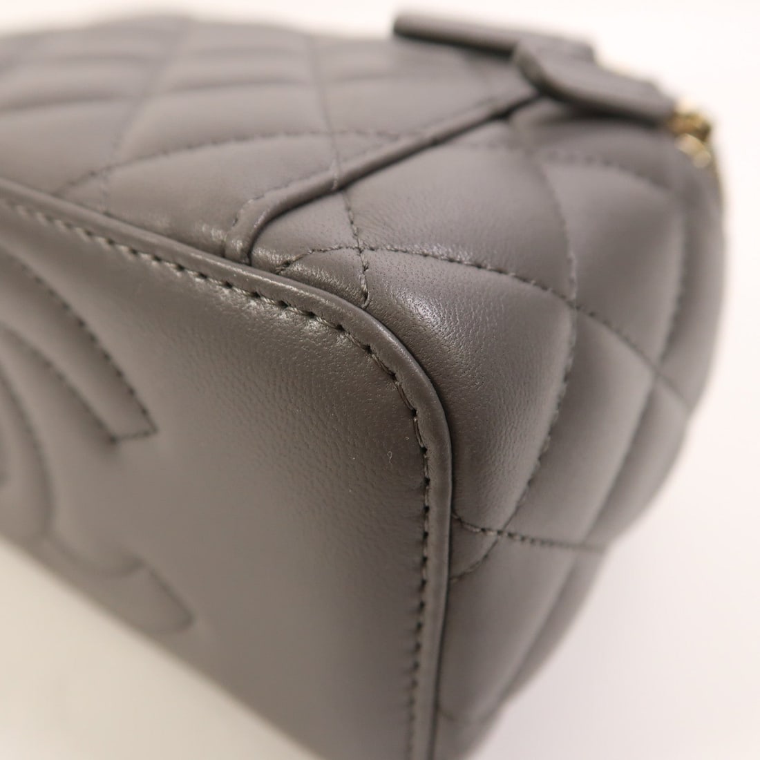 Chanel Vanity Case 2-Way Grey - 12