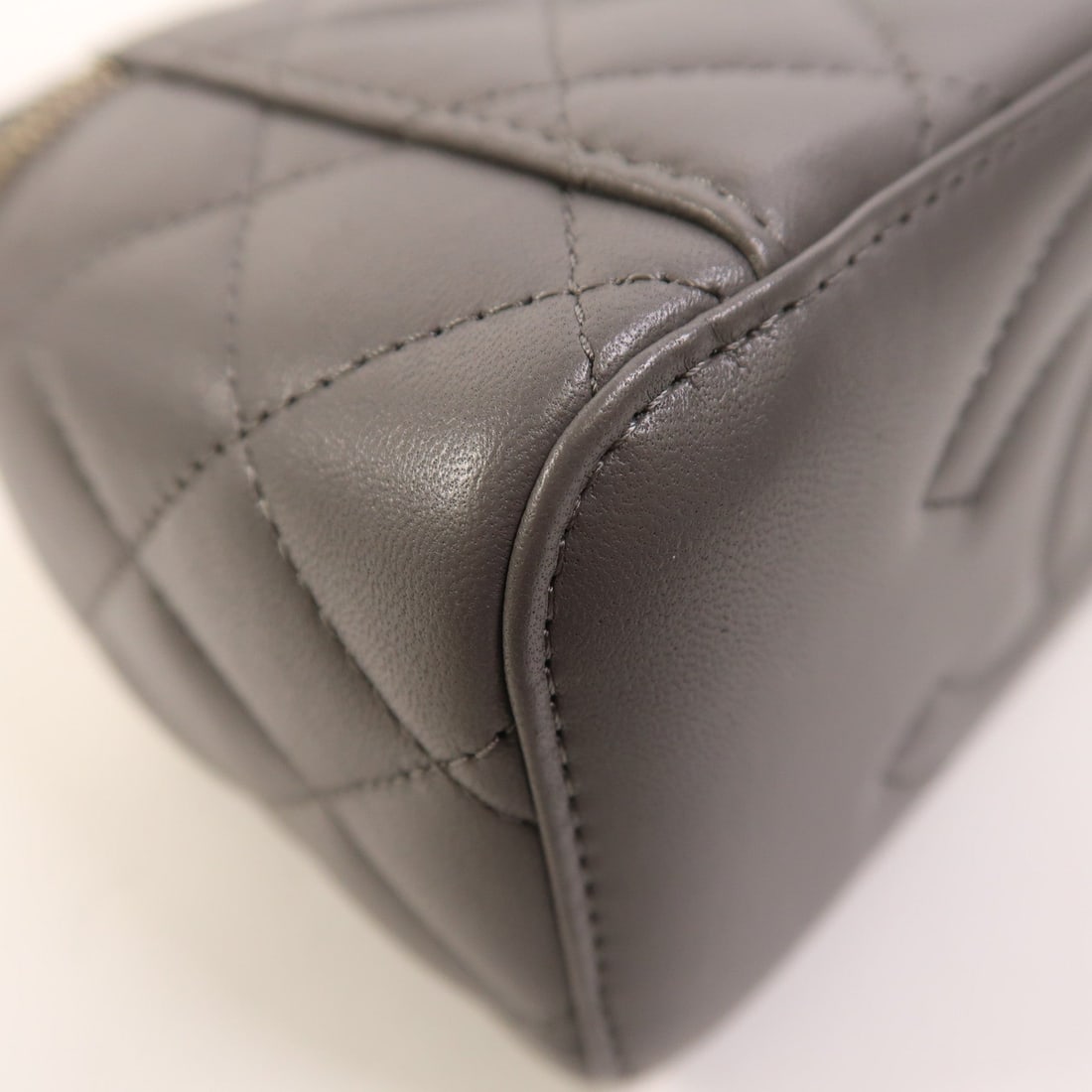 Chanel Vanity Case 2-Way Grey - 13