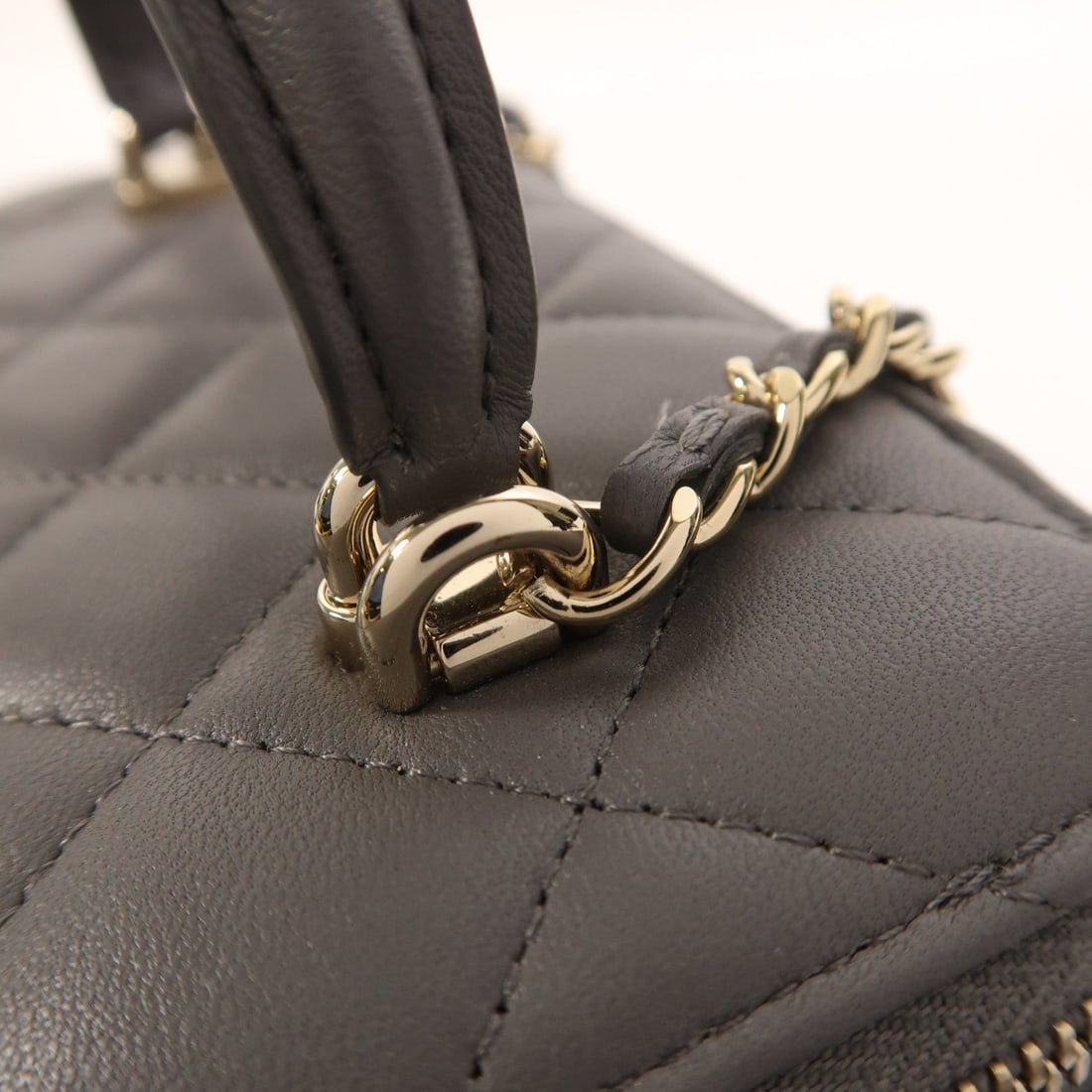 Chanel Vanity Case 2-Way Grey - 14