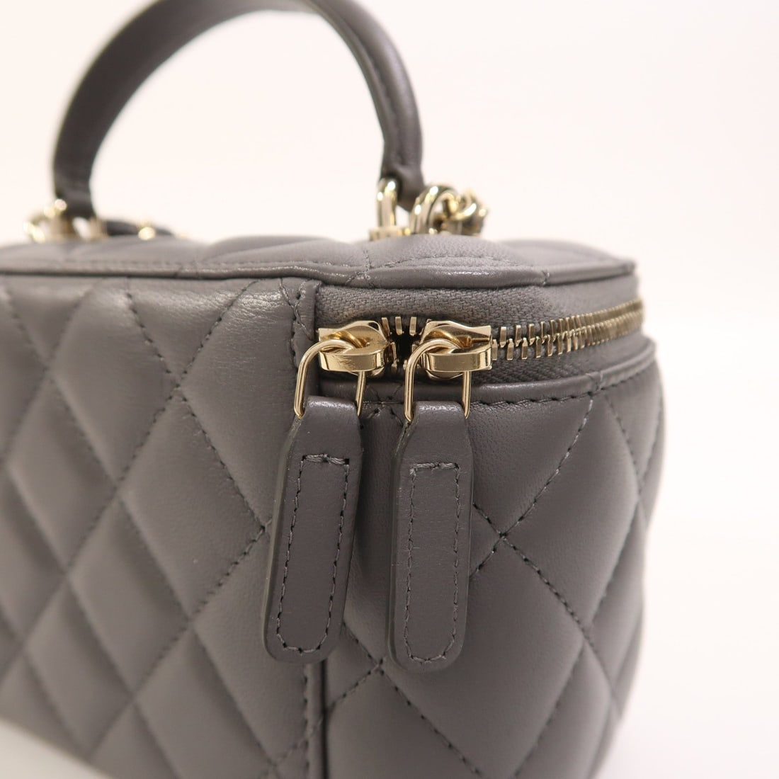 Chanel Vanity Case 2-Way Grey - 15