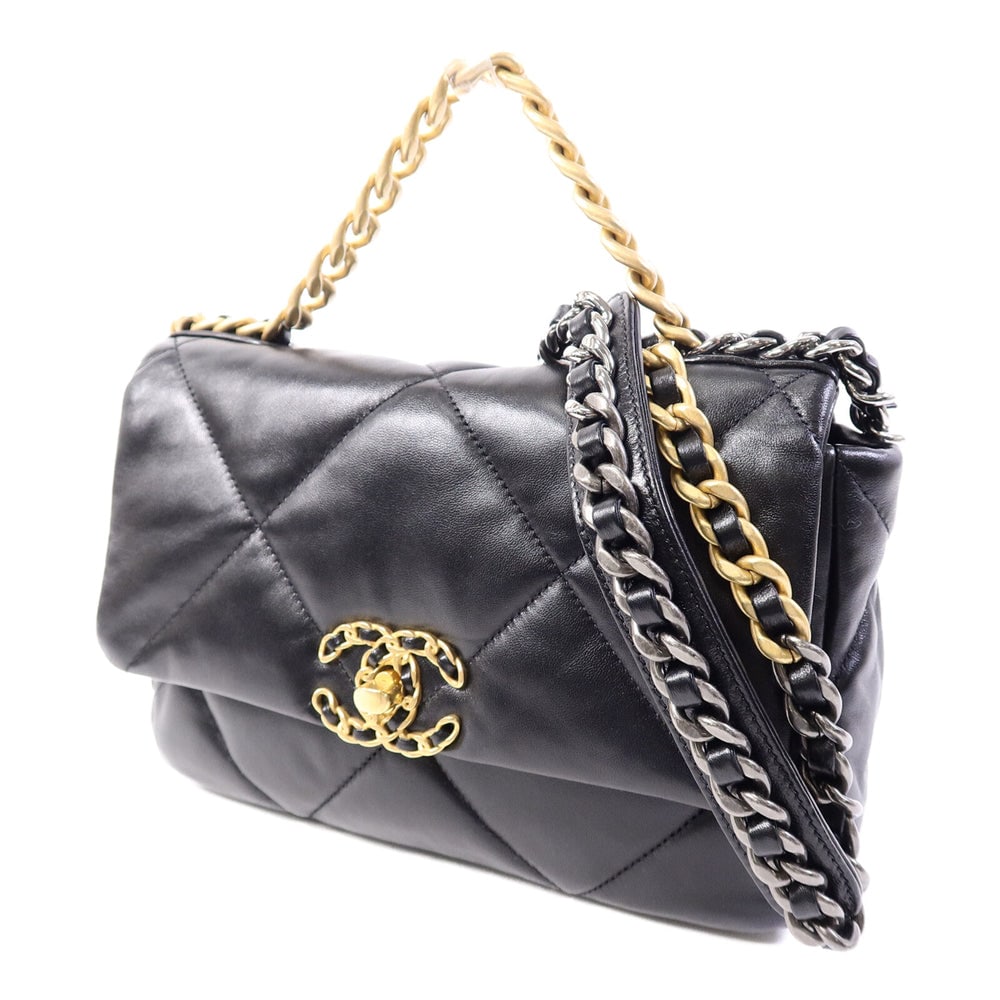 Chanel 19 Small Black - 3