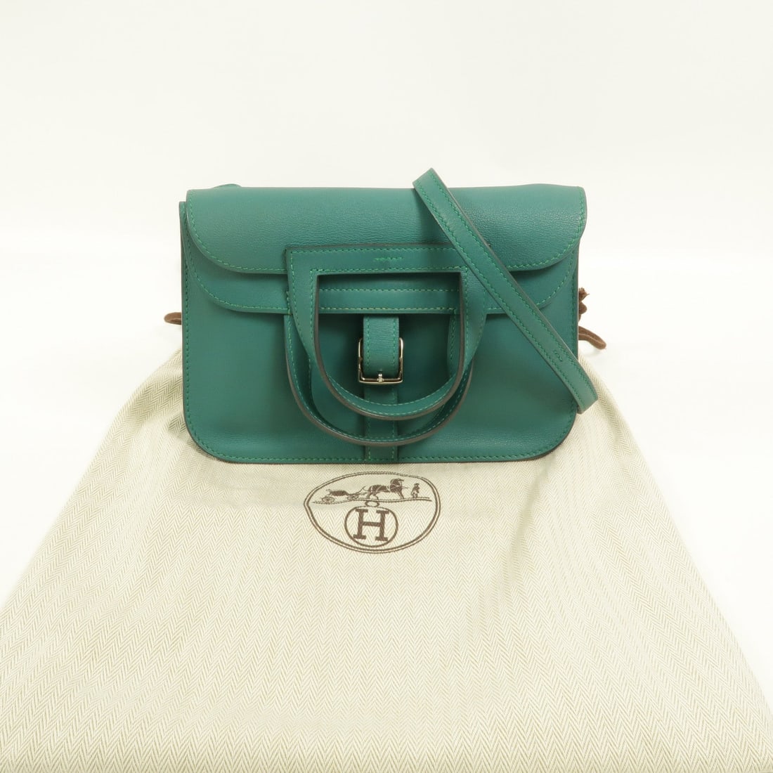 Hermes Mini Halzan Vert Verone - 10