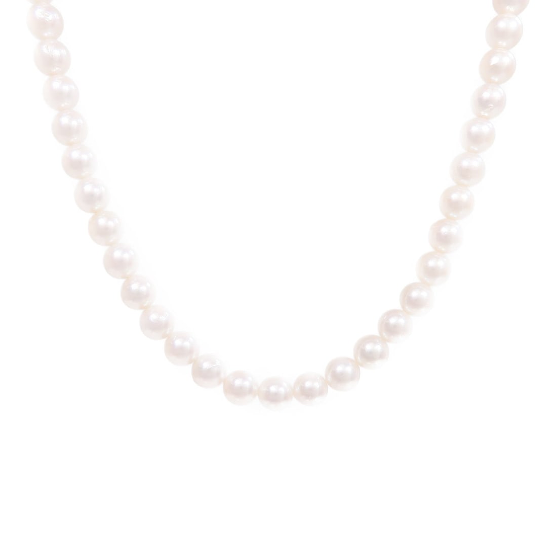 Necklace Silver Pearl: Necklace in silver with pearl.