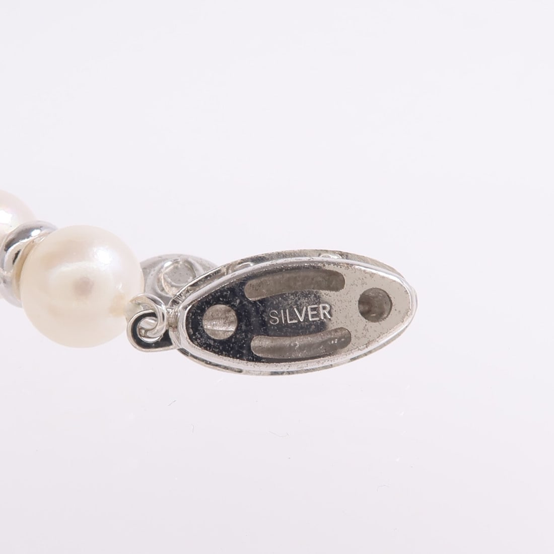 Necklace Silver Pearl - 6